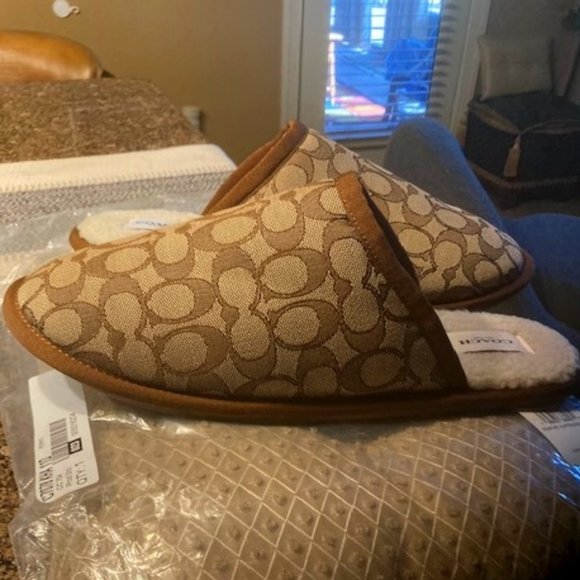 Coach Slipper In Signature Jacquard - Picture 1 of 7